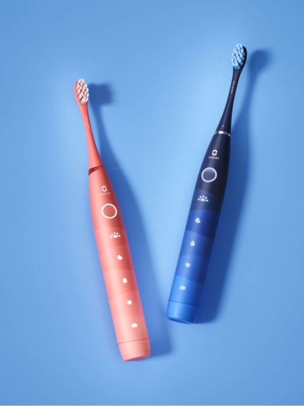 OCLEAN Electric Find Duo Set (красная/синяя) электрическая зубная щетка, 2 шт.