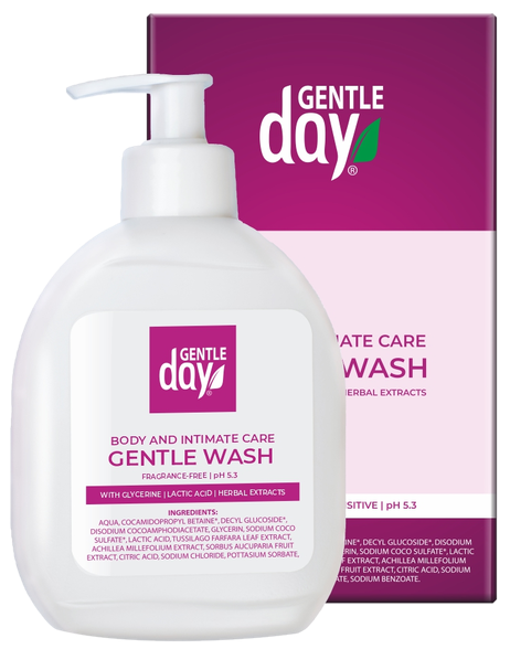 GENTLE DAY Intimate And Body mazgāšanas līdzeklis intīmai zonai, 250 ml