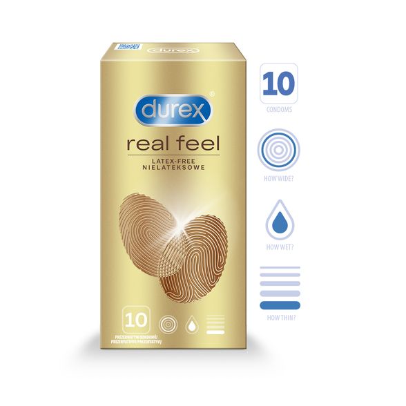 DUREX Real Feel презервативы, 10 шт.