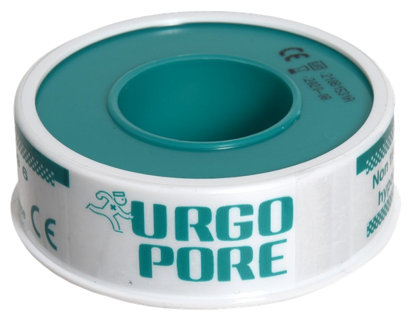 URGO  Pore 5m x 1.25cm cellulose adhesive plaster roll, 1 pcs.