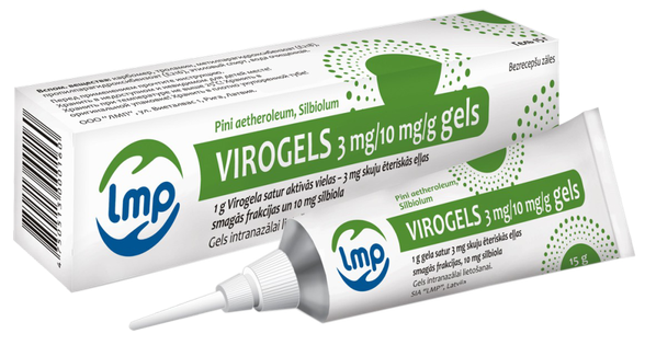 VIROGELS 3 мг/10 мг/г гель, 15 г