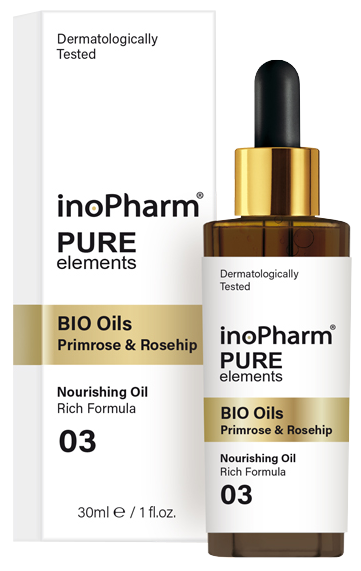 INOPHARM Bio Oil Primrose & Rosehip sejas eļļa, 30 ml