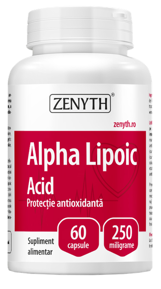ZENYTH Alpha Liposkābe 645 mg kapsulas, 60 gab.