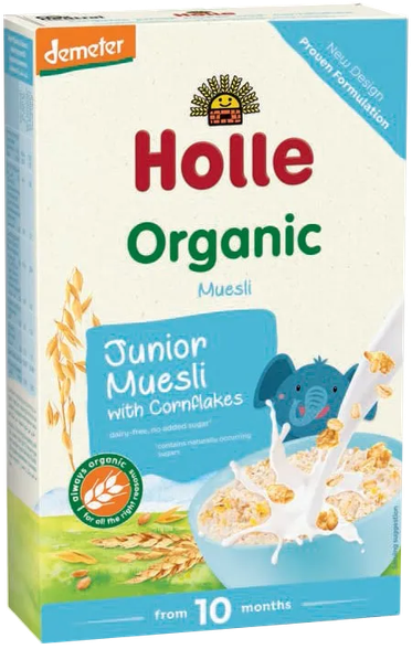 HOLLE Junior Multigrain with Cornflakes muesli, 250 g