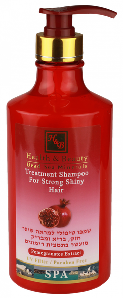 HEALTH&BEAUTY Dead Sea Minerals Pomegranates extract šampūns, 780 ml
