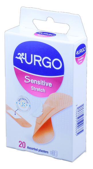URGO  Sensitive Stretch plāksteris, 20 gab.