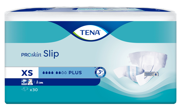 TENA Slip Plus XS подгузники, 30 шт.