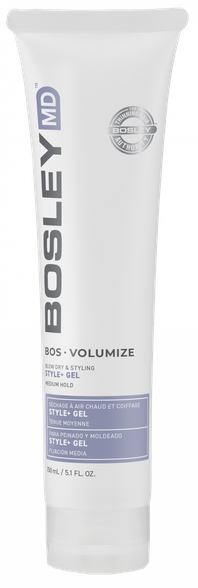 BOSLEY BosVolumize Style+ Gel Medium Hold fixing gel, 150 ml