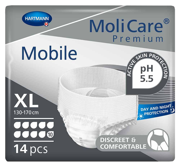 MOLICARE Mobile Premium nappy pants, 14 pcs.