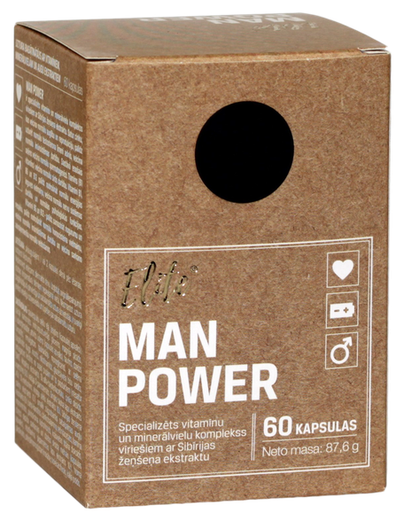 ELITE Man Power kapsulas, 60 gab.