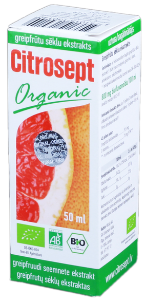 CITROSEPT Organic ekstrakts, 50 ml