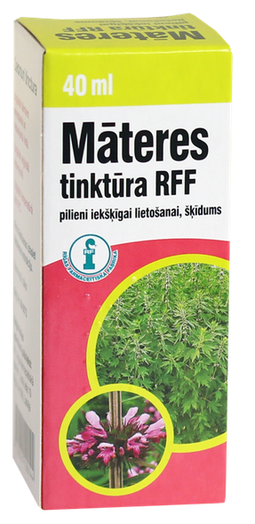 RFF MĀTERES TINKTŪRA pilieni, 40 ml