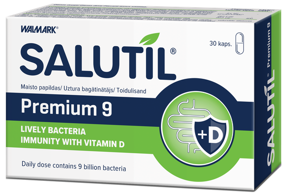SALUTIL Premium 9 kapsulas, 30 gab.