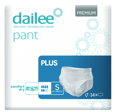 DAILEE Premium Pant Plus S biksītes, 14 gab.