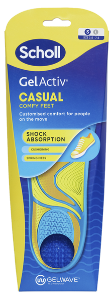 SCHOLL GelActiv (35,5-40,5 size) insoles, 1 pair