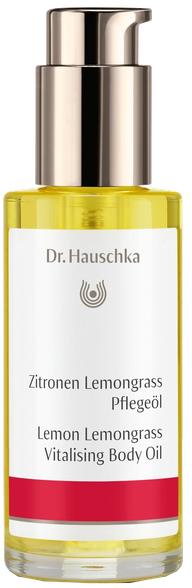 DR. HAUSCHKA Lemon Lemongrass Vitalizing ķermeņa eļļa, 75 ml
