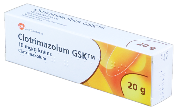 CLOTRIMAZOLUM Gsk 10 Mg/g крем, 20 г