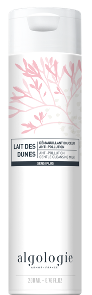 ALGOLOGIE Lait des Dunes -  Anti-Pollution Gentle attīrošs pieniņš, 200 ml