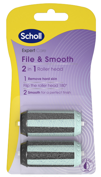 SCHOLL Fille&Smooth foot file spare rollers, 2 pcs.