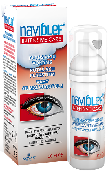 NAVIBLEF Intensive Care eye care foam, 50 ml