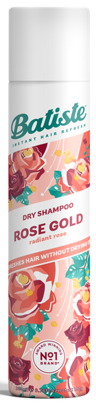 BATISTE Rose Gold sausais šampūns, 200 ml