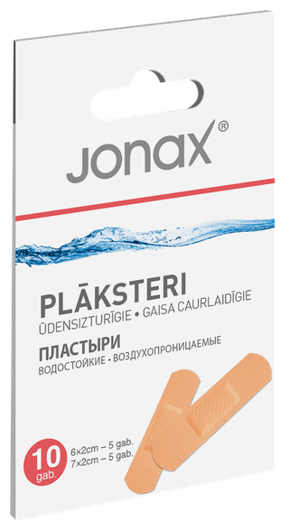 JONAX водонепроницаемые пластырь, 10 шт.