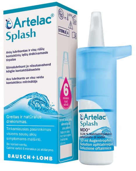 ARTELAC   Splash eye drops, 10 ml