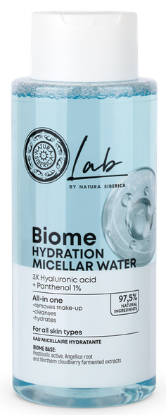 NATURA SIBERICA Lab Biome Hydration micelārais ūdens, 400 ml