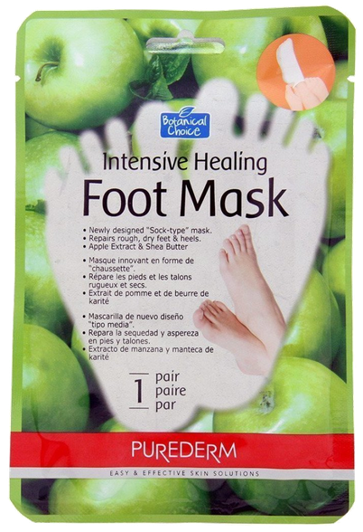 PUREDERM Intensive Healing foot mask, 1 pcs.