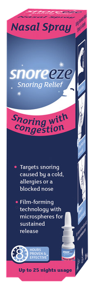 SNOREEZE against snoring nasal spray, 10 ml