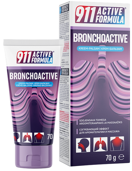 911 Active Formula Bronchoactive cream-balm, 70 g