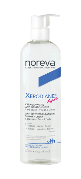 NOREVA Xerodiane AP+ Anti-dryness dušas krēms, 500 ml