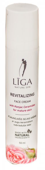 LĪGA with vegetable ceramides Revitalizing face cream, 50 ml
