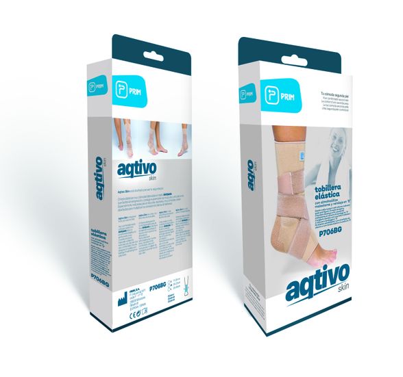 PRIM Aqtivo Skin P706BG (S) elastic ankle brace, 1 pcs.