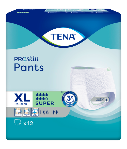 TENA Pants Super XL nappy pants, 12 pcs.