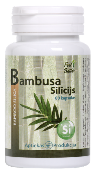 APTIEKAS PRODUKCIJA Bamboo Silica capsules, 60 pcs.