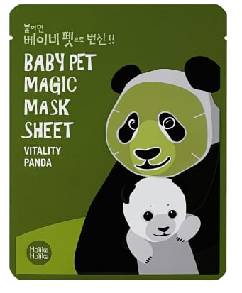 HOLIKA HOLIKA Baby Pet Magic Panda sejas maska, 22 ml