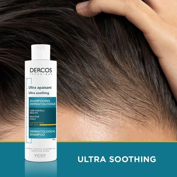 VICHY Dercos Ultra Soothing šampūns, 200 ml