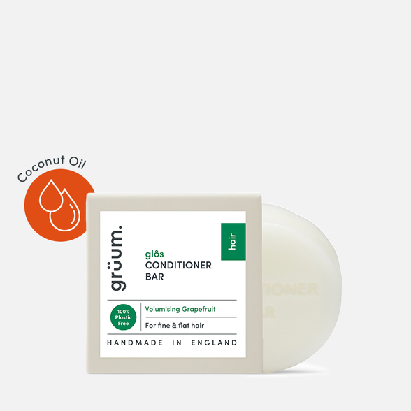 GRUUM Glos Zero Plastic - Volumising conditioner bar, 50 g