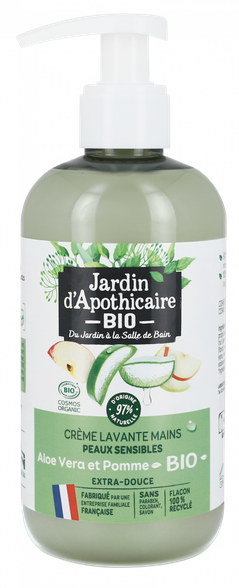JARDIN  D'APOTHICAIRE Aloe and apple organic liquid soap, 300 ml