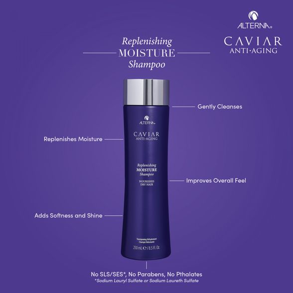 ALTERNA Caviar Replenishing Moisture shampoo, 250 ml