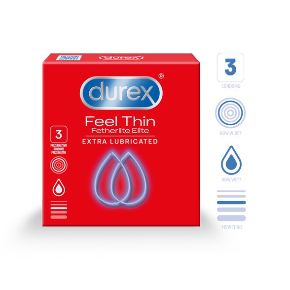 DUREX Fetherlite Elite condoms, 3 pcs.