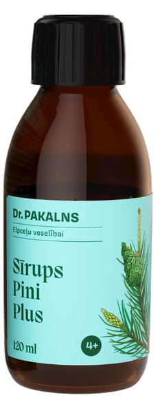 Dr. Pakalns Pini Plus sīrups, 120 ml