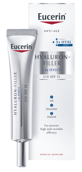 EUCERIN Hyaluron Filler  SPF 15 крем для глаз, 15 мл