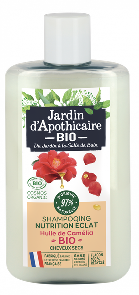 JARDIN  D'APOTHICAIRE With camellia oil nourishing organic shampoo, 250 ml