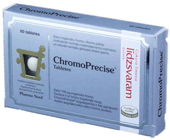 PHARMA NORD Chromo Precise tabletes, 60 gab.