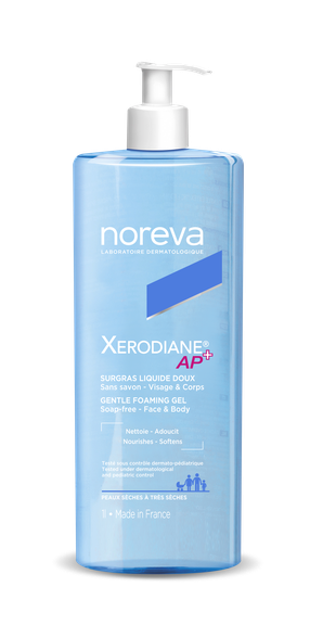 NOREVA Xerodiane AP+ Gentle attīrošas putas, 1000 ml