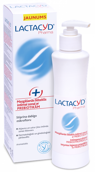 LACTACYD Pharma с пребиотиками моющее средство для интимной гигиены, 250 мл