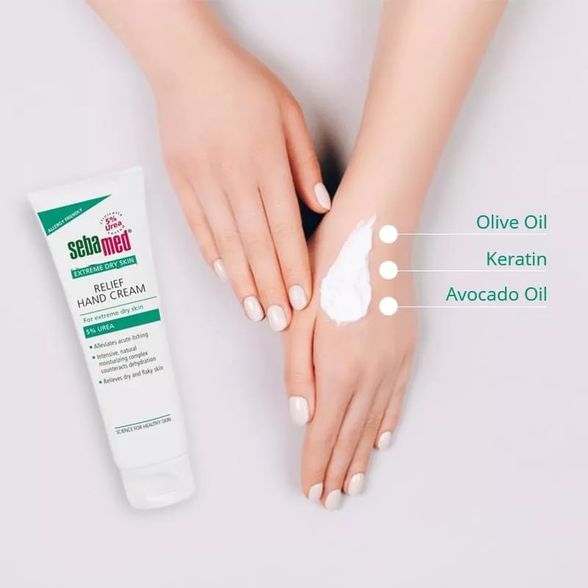 SEBAMED Extreme Dry Skin Urea 5% hand cream, 75 ml