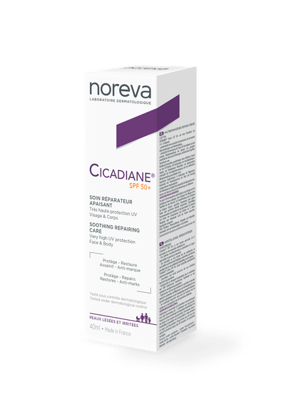 NOREVA Cicadiane SPF50+ солнцезащитный крем, 40 мл